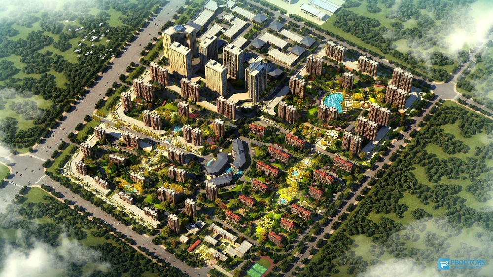 許昌陽光海岸住宅小區景觀設計項目